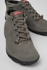 Peu Pista GM GORE-TEX Gray Nubuck and Textile Ankle Boots for Women.