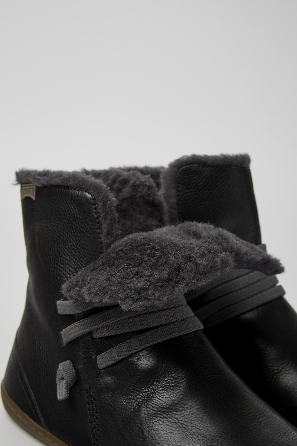 Peu Dark grey mid boot for women