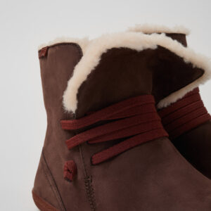 Peu Brown Nubuck Boots for Women