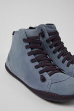 Peu Gray Nubuck Ankle Boots for Women