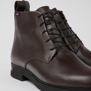 Iman GORE-TEX Brown leather ankle boots