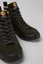 Imar Grey nubuck ankle boots