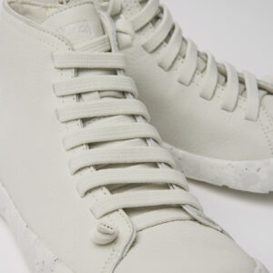 Peu Stadium White non-dyed leather sneakers for women