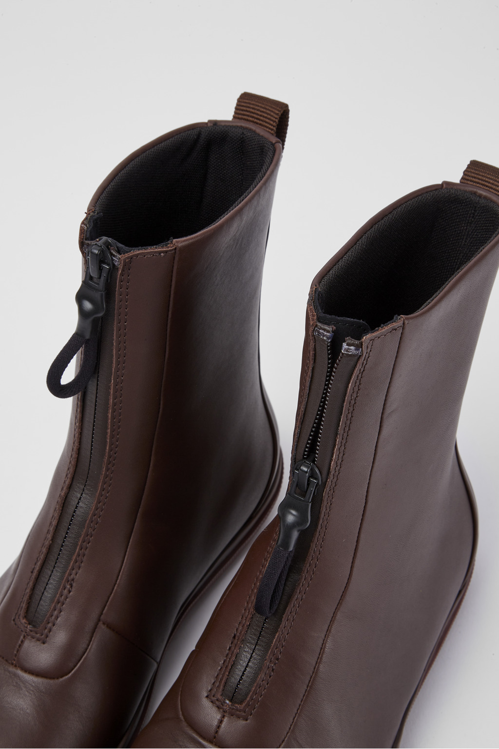 Peu Pista GORE-TEX Brown leather zip boots