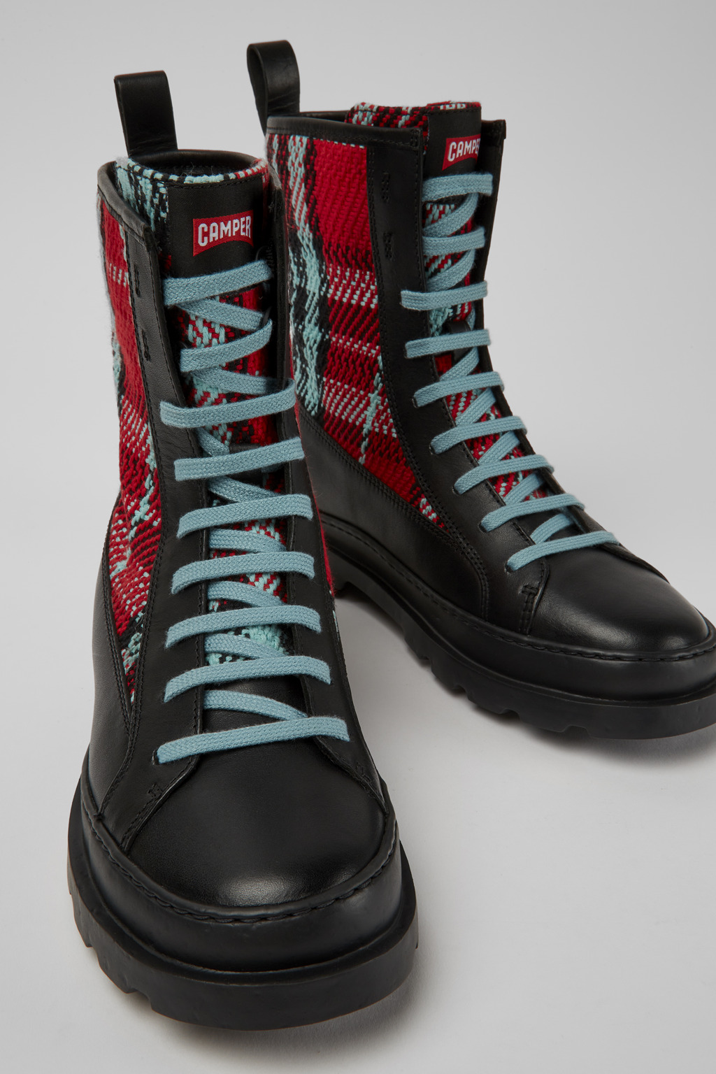 Brutus Multicolor lace-up boots for women