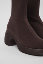 Thelma Burgundy TENCEL® Lyocell boots for women