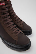 Brutus PrimaLoft® Brown lace-up boots for women