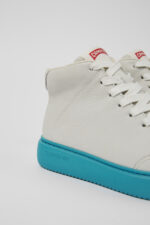 Runner K21 White non-dyed leather sneakers for women