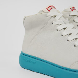 Runner K21 White non-dyed leather sneakers for women