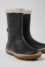Peu Pista GORE-TEX Brown leather boots for women