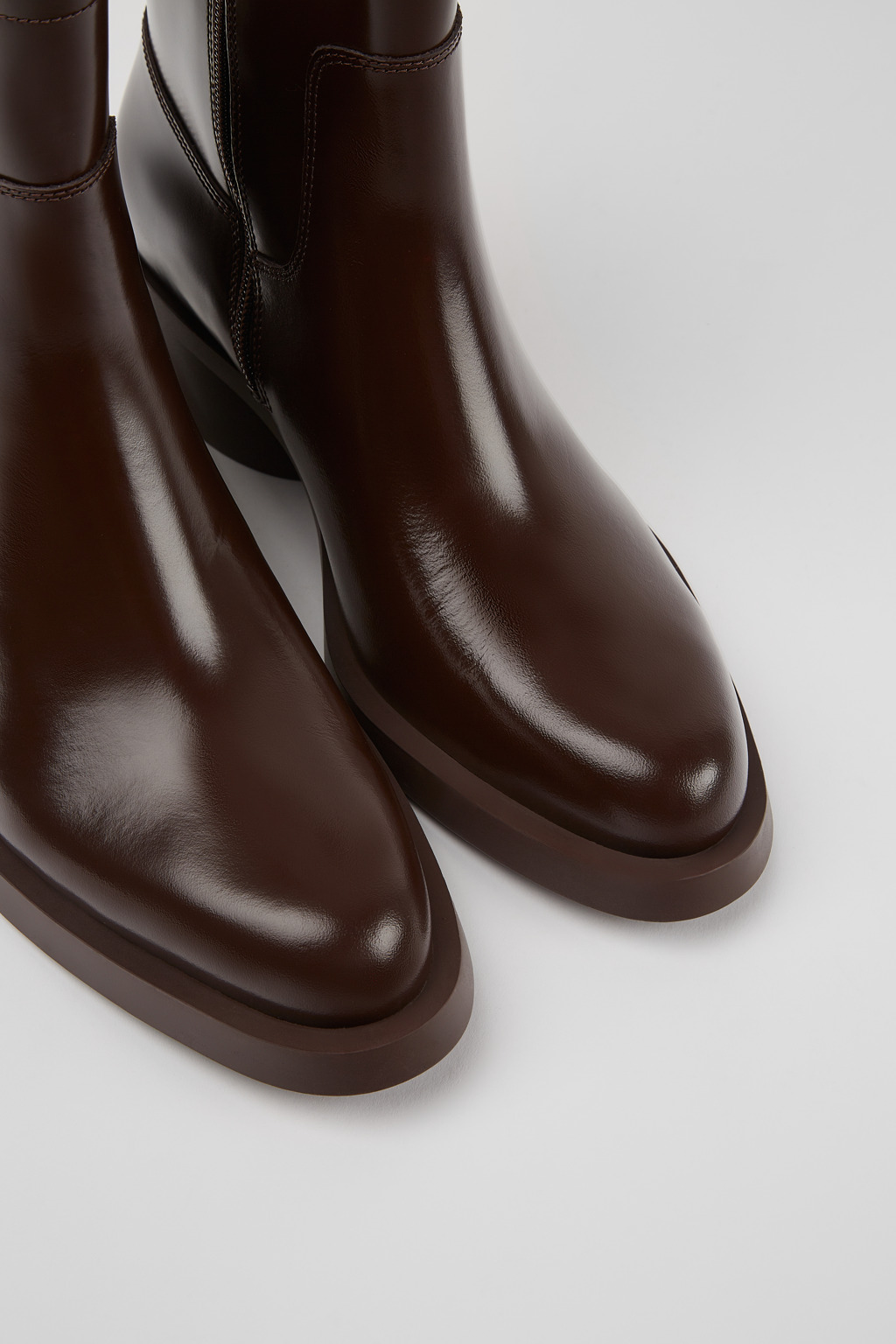 Bonnie Dark brown ankle boots for women