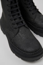 Brutus Trek MICHELIN Gray and black leather boots for women