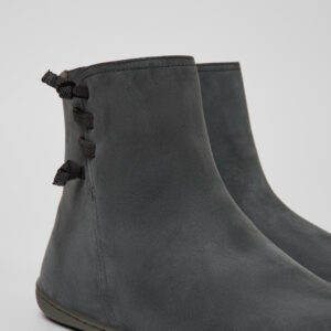Peu Gray Nubuck Ankle Boots for Women.