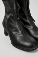 Katie Black textile ankle boots