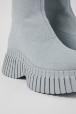 BCN Gray Textile Bootie for Women