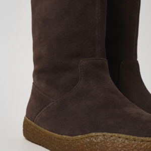 Peu Terreno Brown Nubuck Boots for Women