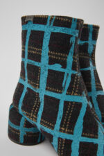 Niki Multicolored recycled wool boots for women