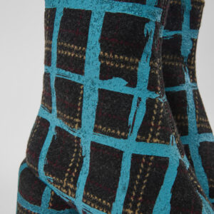 Niki Multicolored recycled wool boots for women
