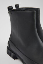 Pix Black leather boots for women