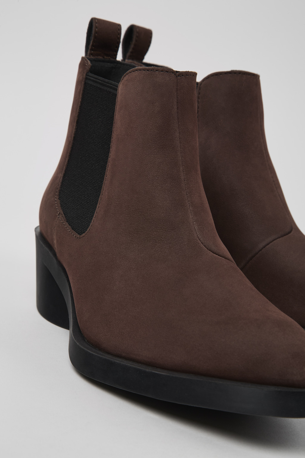 Bonnie Brown nubuck ankle boots for women