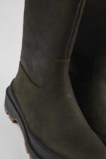 Brutus Trek MICHELIN Green nubuck boots for women