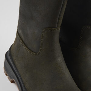 Brutus Trek MICHELIN Green nubuck boots for women