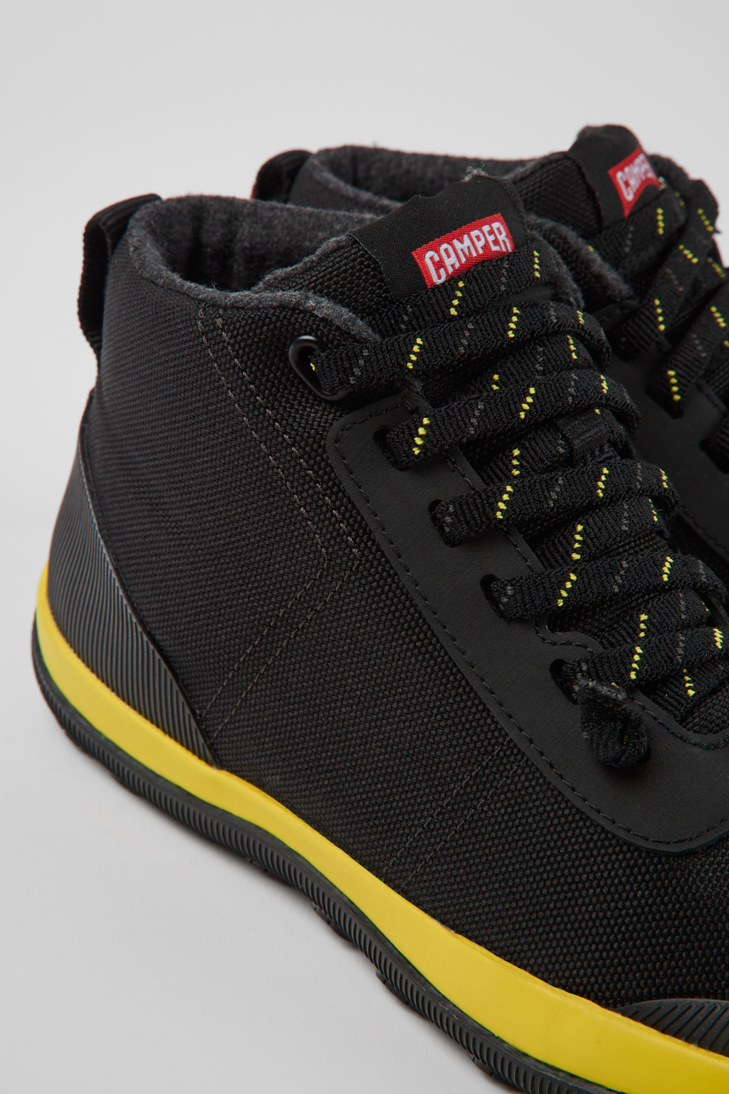 Peu Pista GORE-TEX Black textile ankle boots for women