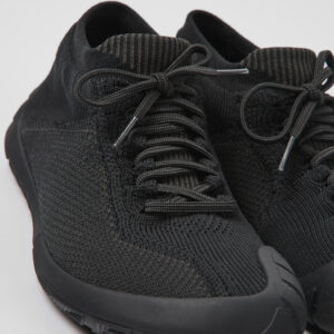 Path Black textile sneakers for women