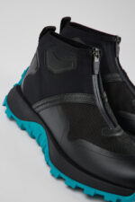 Drift Trail VIBRAM Black recycled PET ankle boots for women