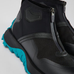Drift Trail VIBRAM Black recycled PET ankle boots for women