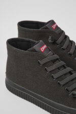 Peu Roda Gray Textile Ankle Boots for Women.