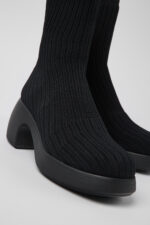 Thelma Black Textile Bootie for Women