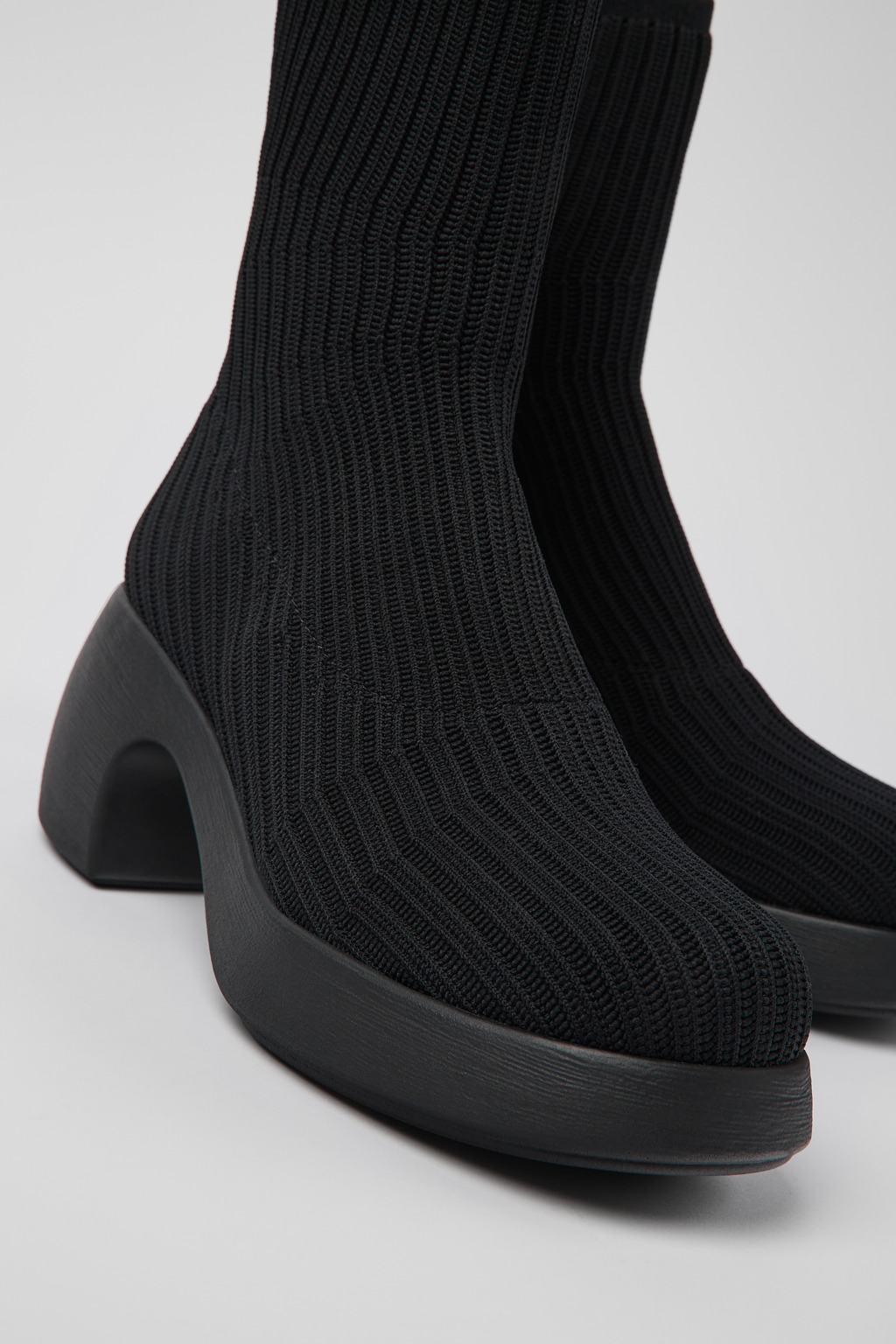Thelma Black Textile Bootie for Women