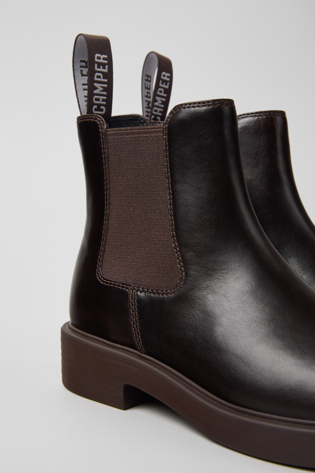 Dean Brown leather ankle boots for women