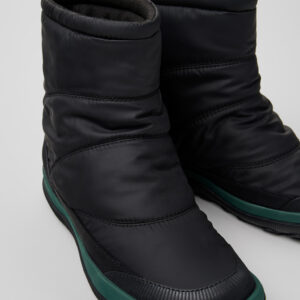 Peu Pista GM GORE-TEX Black Textile and Leather Mid Boots for Women.