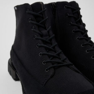 Pix TENCEL® Black Textile Ankle Boots for Women