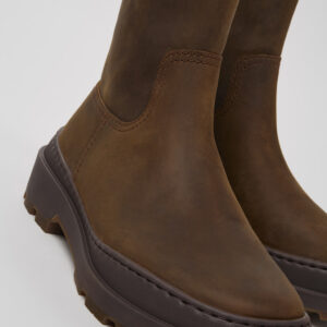 Brutus Trek MICHELIN Brown nubuck boots for women