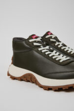 Drift Trail VIBRAM Green leather sneakers for women