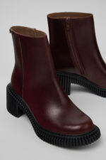 Pix London Brown Leather Boots for Women.