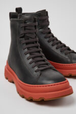 Brutus+ Gray Nubuck Mid Boots for Women.