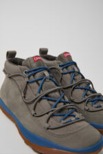 Peu Pista GM GORE-TEX Gray Textile and Nubuck Ankle Boots for Women.