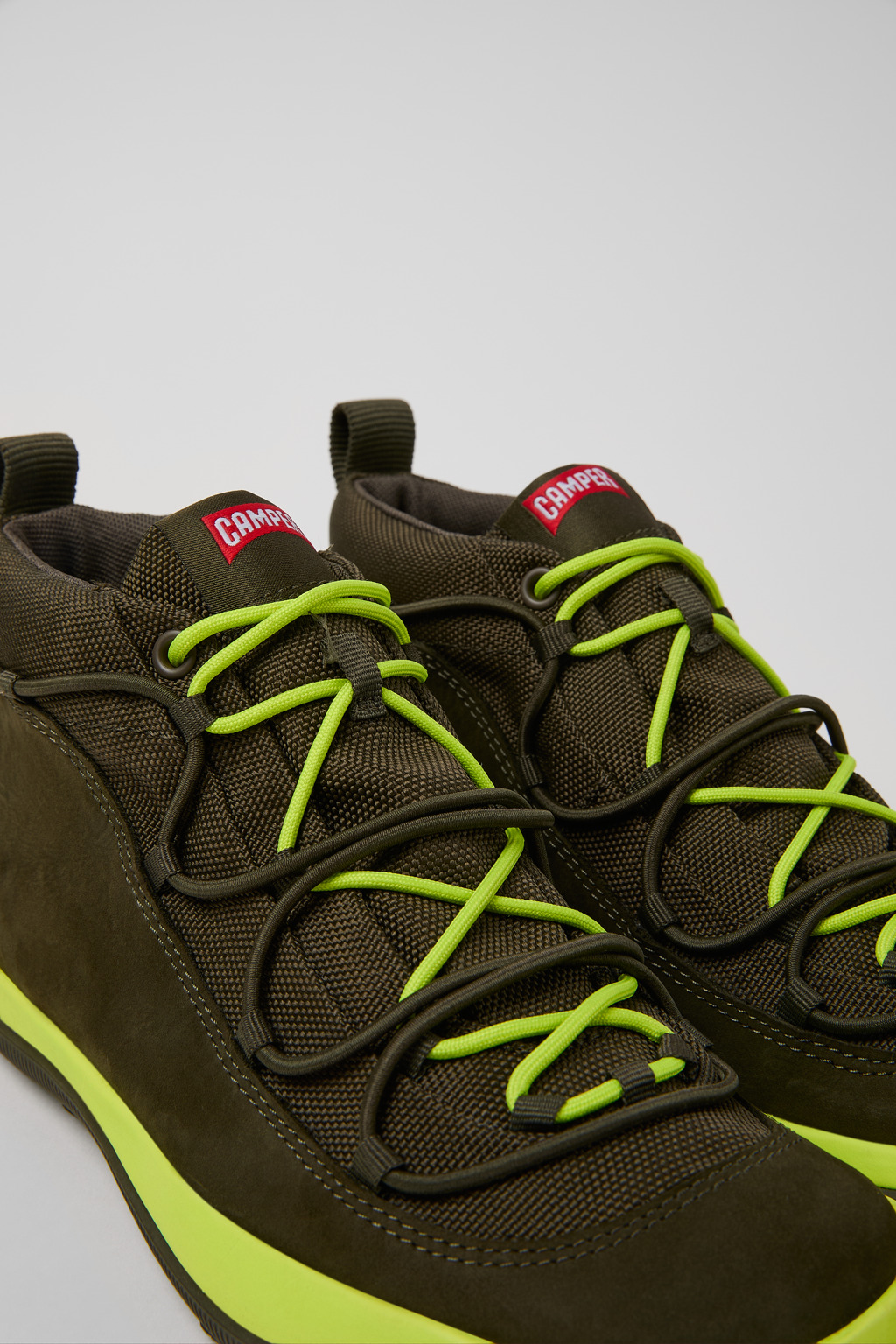 Peu Pista GM GORE-TEX Green Textile and Nubuck Ankle Boots for Women.