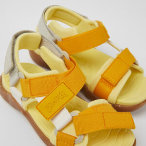 Wous Multicolored textile sandals for kids
