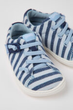 Peu Blue recycled cotton shoes for kids