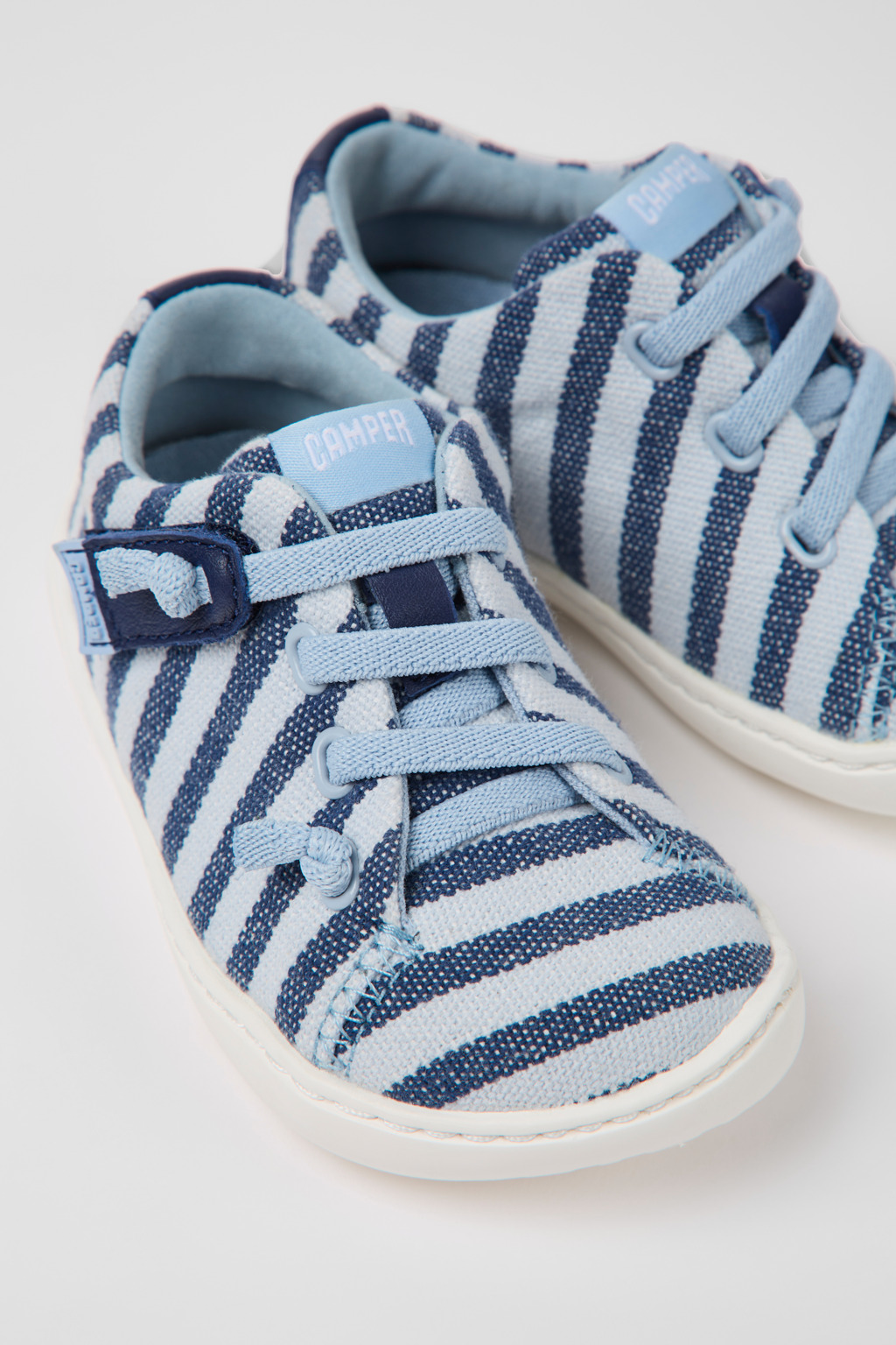 Peu Blue recycled cotton shoes for kids