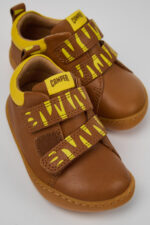 Twins Multicolor Leather Sneakers for Kids.