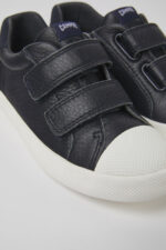 Pursuit Blue leather shoes for kids