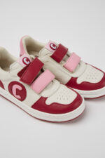 Runner White, pink and light pink sneakers