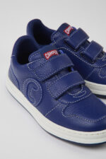 Runner Blue leather sneakers
