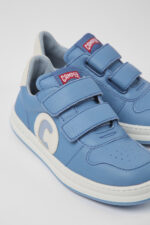 Runner Blue leather sneakers for kids